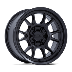 17X8.5 KMC KM729 RANGE MATTE BLACK 5X127