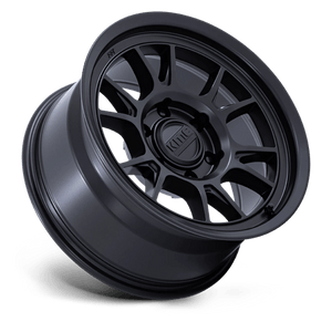 17X8.5 KMC KM729 RANGE MATTE BLACK 6X135