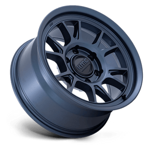 17X8.5 KMC KM729 RANGE METALLIC BLUE 5X150