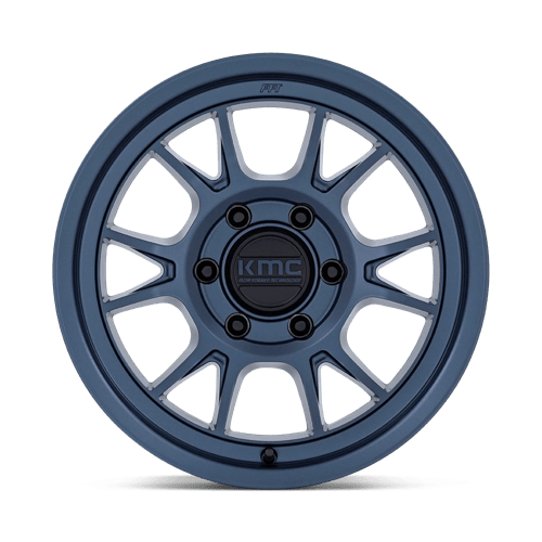 17X8.5 KMC KM729 RANGE METALLIC BLUE 6X120
