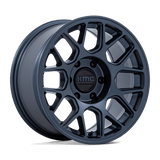 17X8.5 KMC KM730 HATCHET METALLIC BLUE 6X120