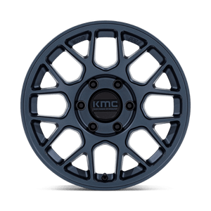17X8.5 KMC KM730 HATCHET METALLIC BLUE 6X120