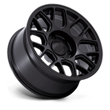 17X8.5 KMC KM730 HATCHET MATTE BLACK 5X127