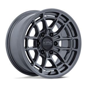 17X8.5 KMC KM732 ARCHER RIMS - GLOSS ANTHRACITE 6X139.7