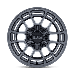 17X8.5 KMC KM732 ARCHER RIMS - GLOSS ANTHRACITE 6X139.7