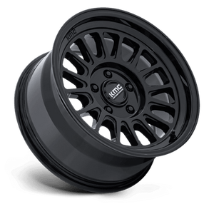 18X9 KMC KM733 IMPACT FFT GLOSS BLACK 8X170