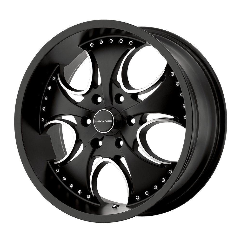 24X9.5 KMC KM755 VENOM MATTE BLACK 5X120.65