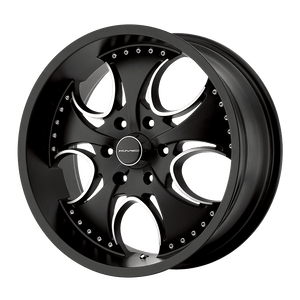 24X9.5 KMC KM755 VENOM MATTE BLACK 5X120.65