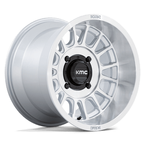 15X10 KMC Powersports KS138 IMPACT UTV SILVER W/ MACHINED FACE 4X137
