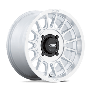 15X7 KMC Powersports KS138 IMPACT UTV SILVER W/ MACHINED FACE 4X137