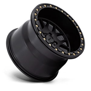 15X6 KMC Powersports KS235 GRENADE BEADLOCK SATIN BLACK 4X137