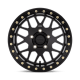 14X7 KMC Powersports KS235 GRENADE BEADLOCK SATIN BLACK 4X110