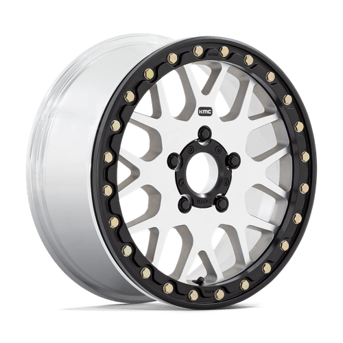 15X6 KMC Powersports KS235 GRENADE BEADLOCK MACHINED 5X114.3