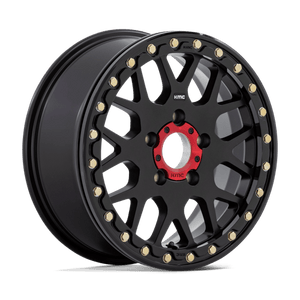 15X6 KMC Powersports KS235 GRENADE BEADLOCK SATIN BLACK 5X114.3