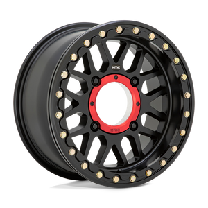 15X7 KMC Powersports KS235 GRENADE BEADLOCK SATIN BLACK 4X156