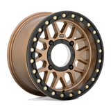 15X7 KMC Powersports KS235 GRENADE BEADLOCK SATIN BRONZE 4X110