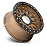 15X7 KMC Powersports KS235 GRENADE BEADLOCK SATIN BRONZE 4X110