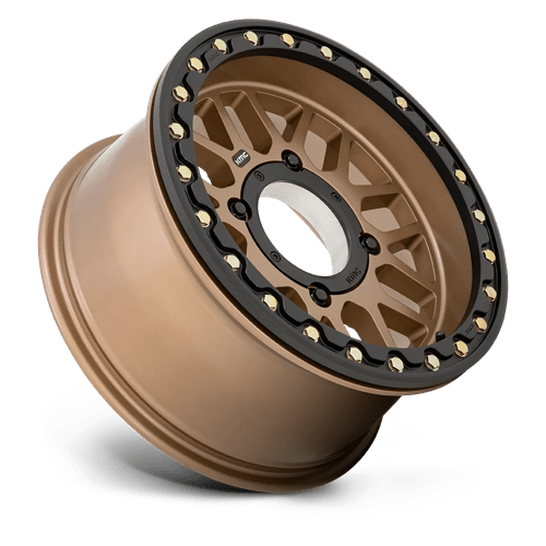 15X7 KMC Powersports KS235 GRENADE BEADLOCK SATIN BRONZE 4X137