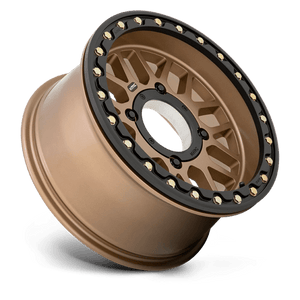 15X7 KMC Powersports KS235 GRENADE BEADLOCK SATIN BRONZE 4X137