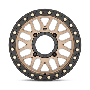 15X7 KMC Powersports KS235 GRENADE BEADLOCK SATIN BRONZE 4X110