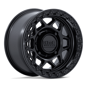 15X8 KMC Powersports KS241 TORX BEADLOCK MATTE BLACK W/ GLOSS BLACK RG 4X156