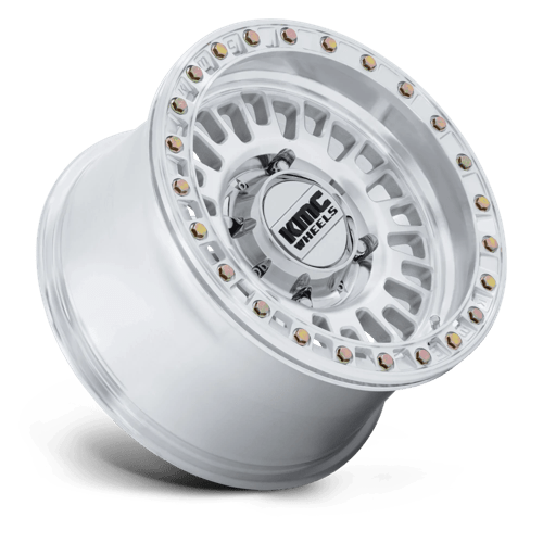 15X8 KMC Powersports KS242 AZTEC BEADLOCK MACHINED 5X114.3