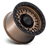 15X10 KMC Powersports KS242 AZTEC BEADLOCK MATTE BRONZE W/ MATTE BLACK RG 6X139.7