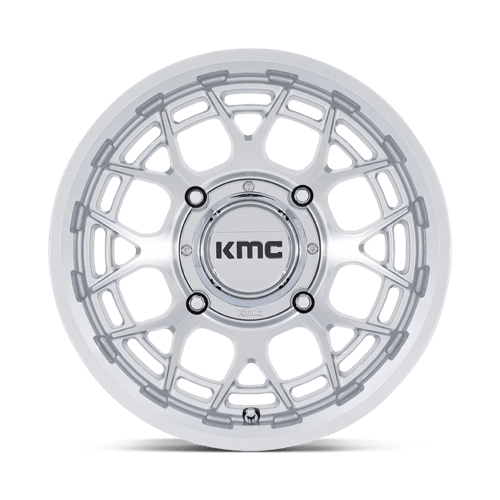 15X7 KMC Powersports KS139 TECHNIC UTV GLOSS SILVER MACHINED 4X156