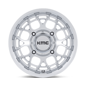 15X7 KMC Powersports KS139 TECHNIC UTV GLOSS SILVER MACHINED 4X156
