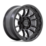 17X8.5 KMC KM727 WRATH SATIN BLACK 6X139.7