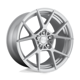 19X8.5 Rotiform R138 KPS GLOSS SILVER BRUSHED 5X112