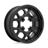 15X6 KMC Powersports KS133 MESA LITE SATIN BLACK 4X156