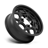 15X6 KMC Powersports KS133 MESA LITE SATIN BLACK 4X156