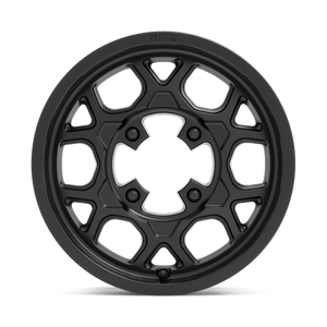 15X6 KMC Powersports KS133 MESA LITE SATIN BLACK 4X137