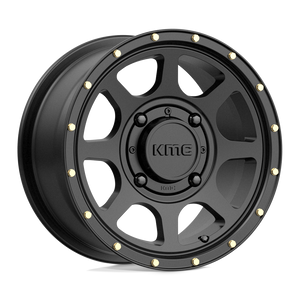 14X7 KMC Powersports KS134 ADDICT 2 SATIN BLACK 4X137