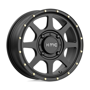 15X6 KMC Powersports KS134 ADDICT 2 SATIN BLACK 4X137
