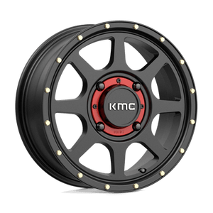 15X6 KMC Powersports KS134 ADDICT 2 SATIN BLACK 4X137