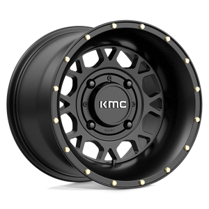 14X10 KMC Powersports KS135 GRENADE SATIN BLACK 4X156