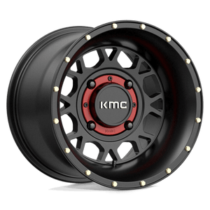 14X10 KMC Powersports KS135 GRENADE SATIN BLACK 4X156