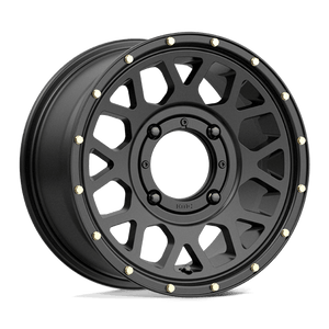 14X7 KMC Powersports KS135 GRENADE SATIN BLACK 4X156