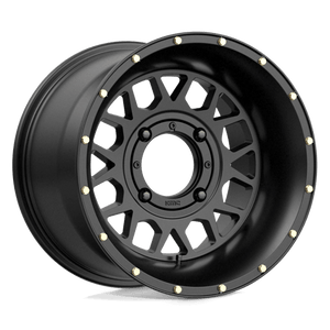 15X10 KMC Powersports KS135 GRENADE SATIN BLACK 4X156