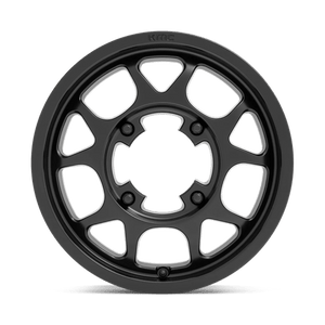 15X6 KMC Powersports KS136 TORO SATIN BLACK 4X137