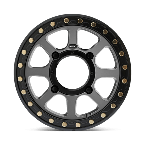 15X6 KMC Powersports KS234 ADDICT 2 BEADLOCK SATIN GRAY 4X156
