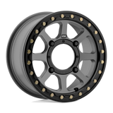 15X6 KMC Powersports KS234 ADDICT 2 BEADLOCK SATIN GRAY 4X137