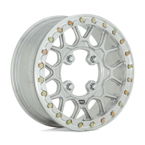 15X6 KMC Powersports KS435 GRENADE BEADLOCK FORGED RAW MACHINED FORGED 4X137