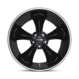 20X8.5 Foose 1PC F104 LEGEND GLOSS BLACK MILLED 5X114.3