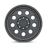 16X6 Level 8 HAULER MATTE BLACK 6X139.7