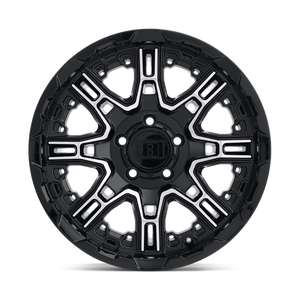 20" Level 8 SLINGSHOT GLOSS BLACK W/ MACHINED FACE 6X135