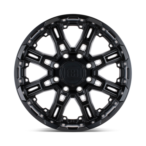 22" Level 8 SLINGSHOT MATTE BLACK 5X127