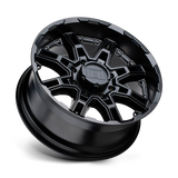 22X10 Level 8 SLINGSHOT MATTE BLACK 5X127